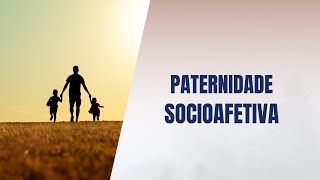 Paternidade socioafetiva [upl. by Lamond]