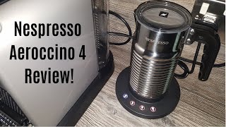 Nespresso Aeroccino 4 Milk Frother Review  Worth upgrading from the Aeroccino 3 [upl. by Cristie]