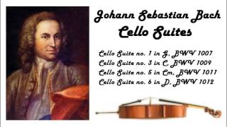 Johann Sebastian Bach  Cello suites in 432 Hz great for reading or studying [upl. by Ahsinahs]