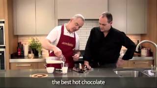 How to make a hot chocolate using an aerolatte milk frother [upl. by Mickey]