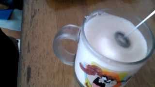 Aerolatte Review Frothing Cold Milk In Under 1 Minute [upl. by Iain]